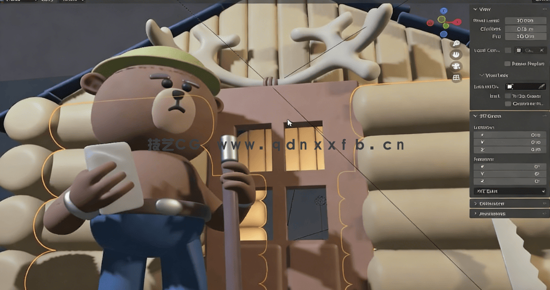 Blender三维场景建模完全指南视频教程(图4)