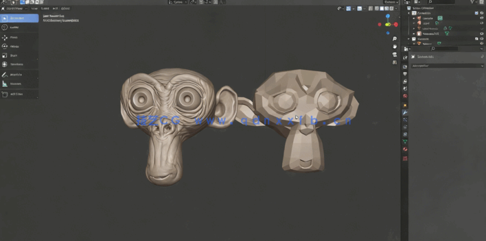 Blender逼真角色雕刻技术训练视频教程 (图2)