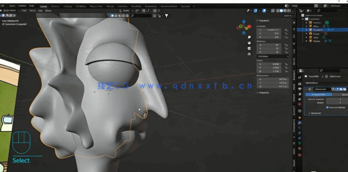  Blender《瑞克和莫蒂》动画角色建模制作视频教程(图3)