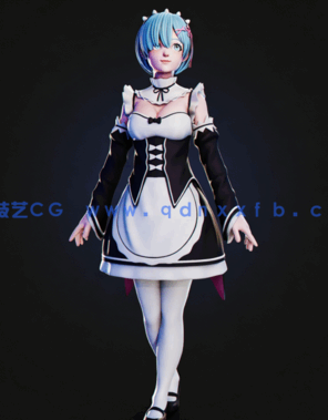 《从零开始的异世界生活》动漫角色Rem模型雕塑视频教程 (图2)