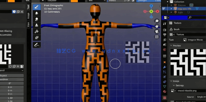 Blender 4编辑模式设置与人体建模训练视频教程(图2)