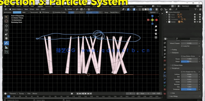 Blender 2024建模纹理粒子系统三大模块技术训练视频教程(图5)