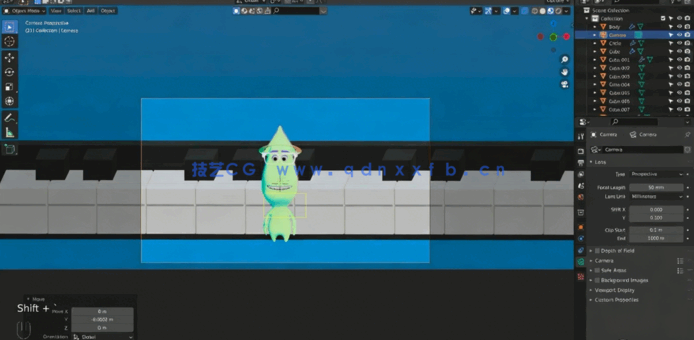 Blender皮克斯动画片《心灵奇旅》角色建模制作视频教程(图5)