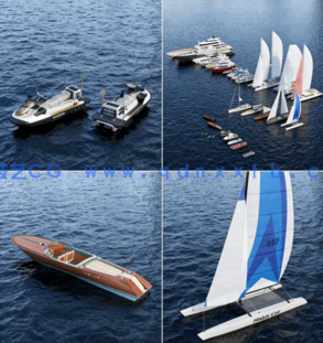 船只游艇3Dmax模型Archmodels vol. 241(图3)