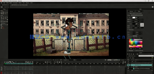 【中文字幕】Moho Pro可完整旋转360° 角色骨骼绑定系统制作视频教程(图5)