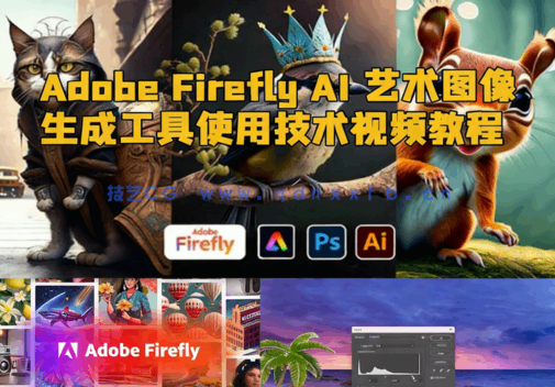 Adobe Firefly AI艺术图像生成工具使用技术视频教程(图5)
