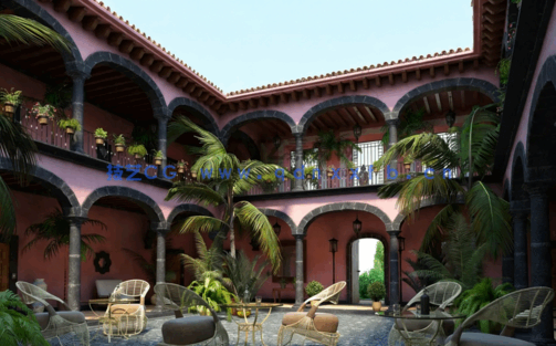 墨西哥庄园建筑室外场景3D模型Archexteriors Vol. 22(图9)
