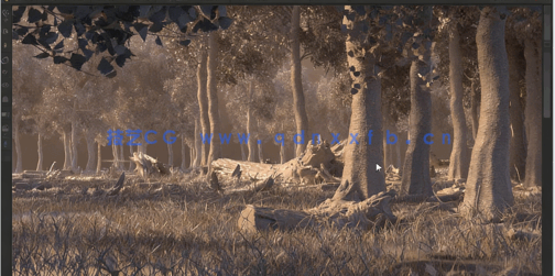 Clarisse森林环境场景特效合成技术视频教程(图5)