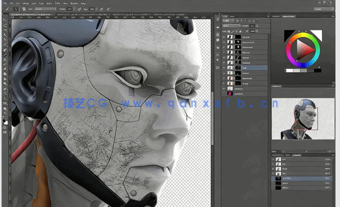 keyshot渲染技巧与PS科幻角色合成视频教程(图5)