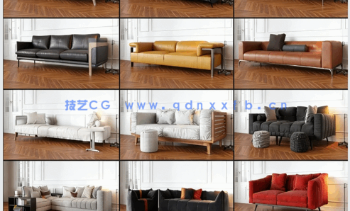 Evermotion Archmodels Vol 257 沙发模型(图2)