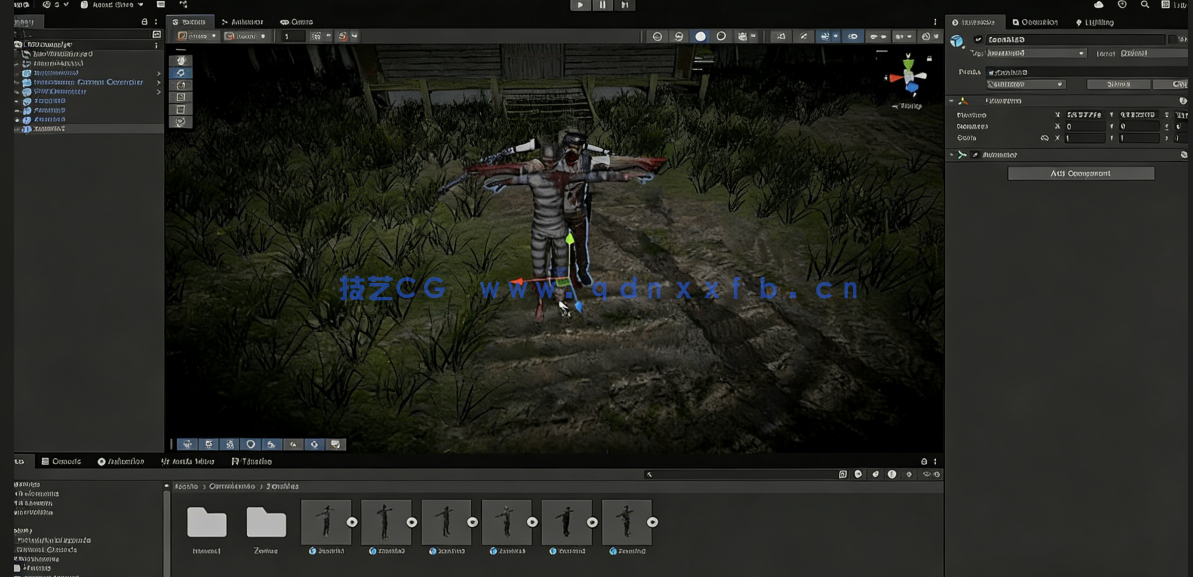 Unity第一人称僵尸生存射击游戏完整制作流程(图5)
