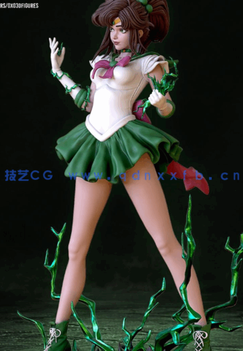 [3D打印人物] 木野真琴Sailor Jupiter站姿《美少女战士》动漫角色雕刻手办3D(图3)