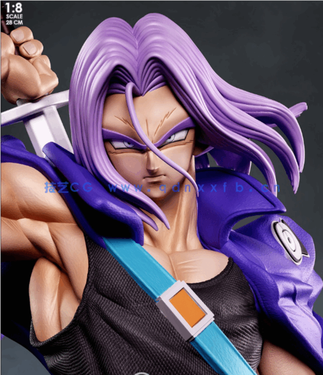 [3D打印人物] 特兰克斯Trunks《七龙珠》动漫角色雕刻手办3D打印模型(图2)