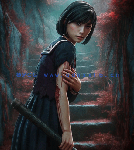 [3D打印人物] 深水雏子Hinako《寂静岭f》游戏角色雕刻手办3D打印模型(图1)