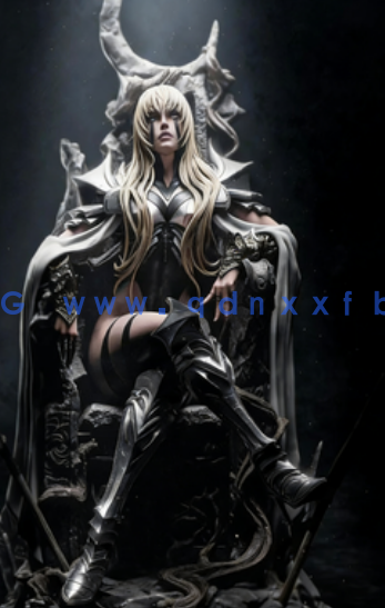 [3D打印人物] 冥界的大女族长角色雕刻手办3D打印模型(图1)