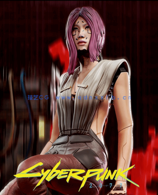 [3D打印人物] Songbird《赛博朋克2077 往日之影》游戏角色雕刻手办3D打印(图1)