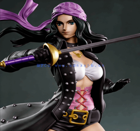 [3D打印人物] 妮可·罗宾Nico Robin持剑《海贼王》动漫角色雕刻手办3D打印(图2)