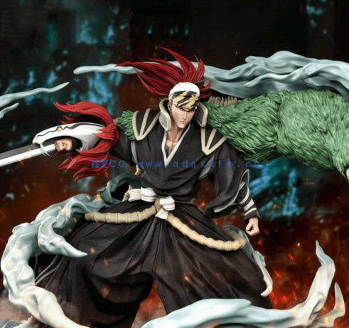 [3D打印人物] 阿散井恋次Renji Bankai《死神》动漫角色雕刻手办3D打印模型(图3)
