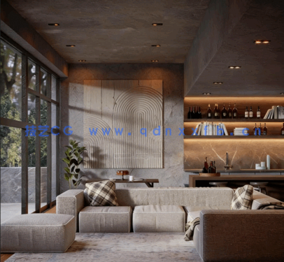 室内设计] Blender高质量室内家具设计场景3D模型 第八季(图1)