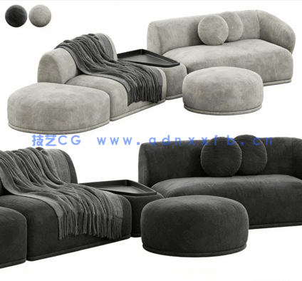 [室内设计] 精品家具装饰等3D模型合集2024年第七季(图2)