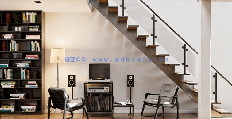 [室内设计] 5组高质量现代室内外场景UE5游戏资产3D模型(图2)