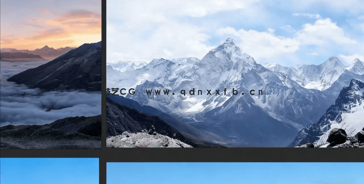 Blender逼真山脉山峰场景实例制作视频教程 (图2)