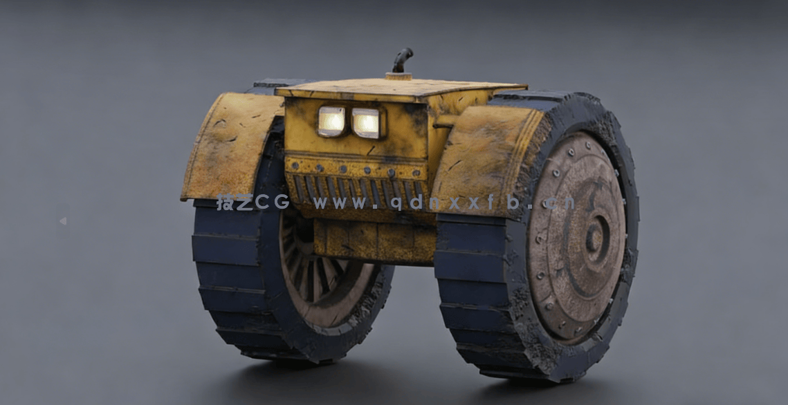 Blender逼真机器人模型完整制作流程视频教程(图2)