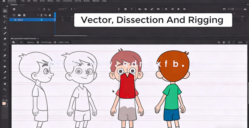  Adobe Animate从零开始制作角色动画视频教程(图4)