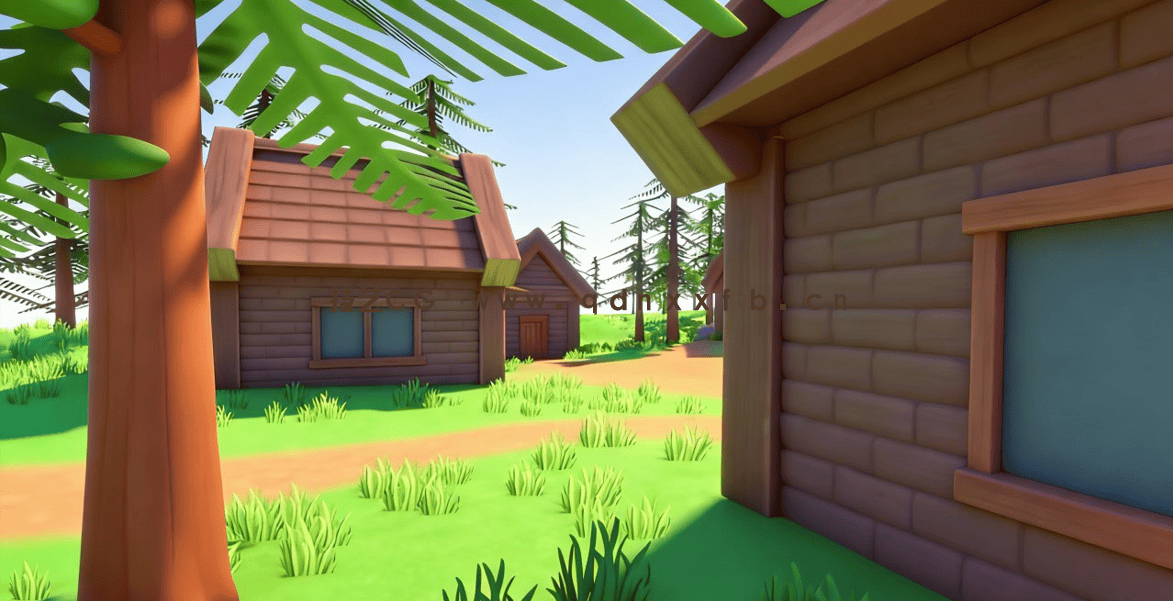  Blender游戏资产3D模型与纹理实例制作视频教程(图2)