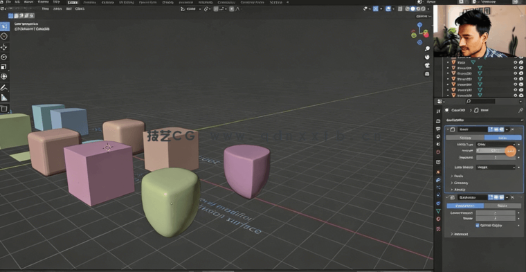 Blender 3D基础知识入门训练视频教程 (图4)