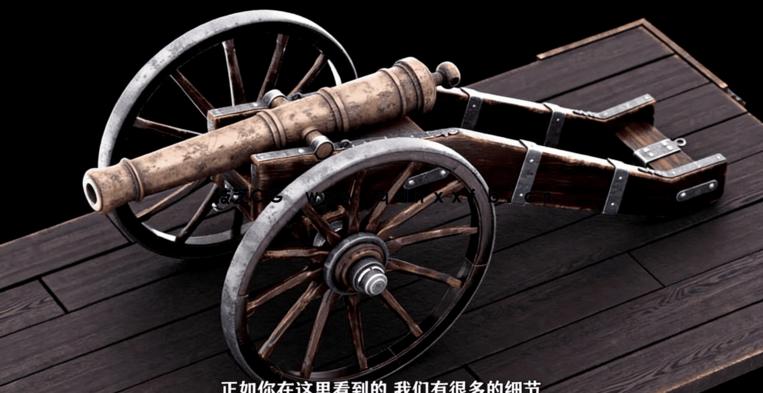 Blender古老大炮完整制作工作流程视频教程(图2)