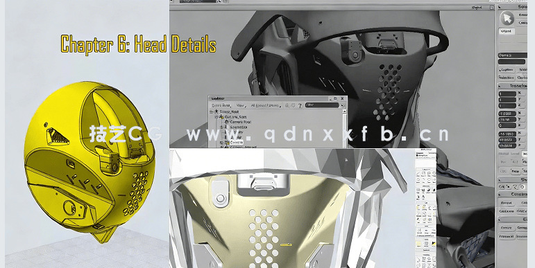 MoI3D超逼真机器人设计制作流程视频教程(图3)