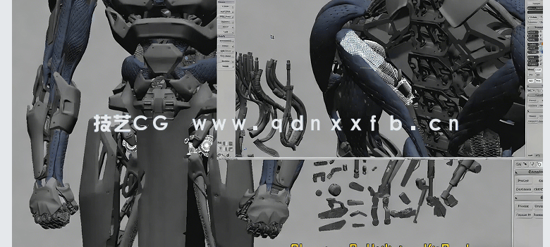 MoI3D超逼真机器人设计制作流程视频教程(图5)