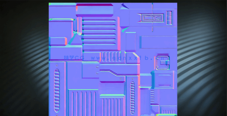 Blender高质量游戏模型法线贴图技术视频教程(图4)