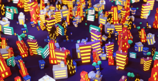 Blender初学者创建3D卡通城市视频教程 (图5)