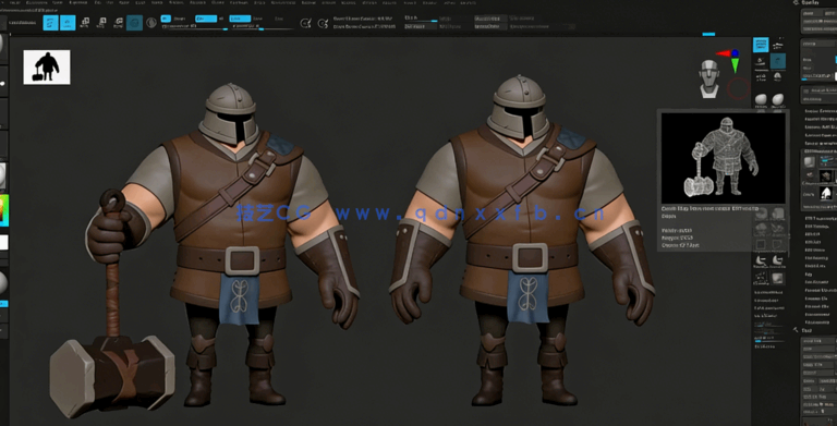 Zbrush基础入门核心技术实战训练视频教程 (图3)