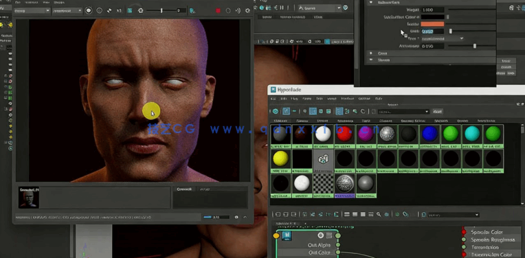ZBrush写实亚洲男性面孔制作全流程视频教程(图3)