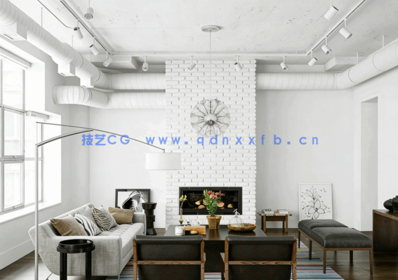 10组loft室内客厅3D模型 Evermotion – Archinteriors Vol.46(图3)