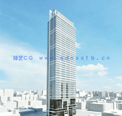 Evermotion Archmodels Vol.181[夜景 日景 现代摩天大楼 3d模型](图1)