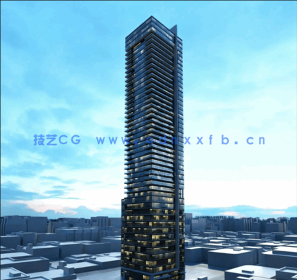 Evermotion Archmodels Vol.181[夜景 日景 现代摩天大楼 3d模型](图5)