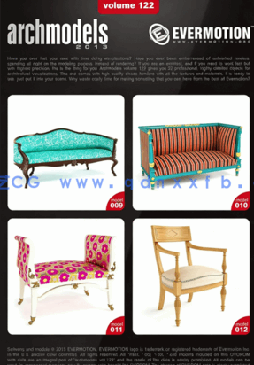 Evermotion Archmodels vol.122欧式古典家具3D模型(图2)
