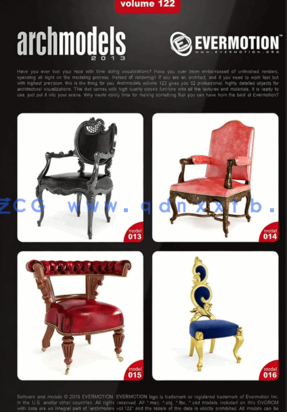 Evermotion Archmodels vol.122欧式古典家具3D模型(图4)