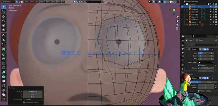 Blender制作瑞克和莫蒂卡通角色全流程视频教程(图5)