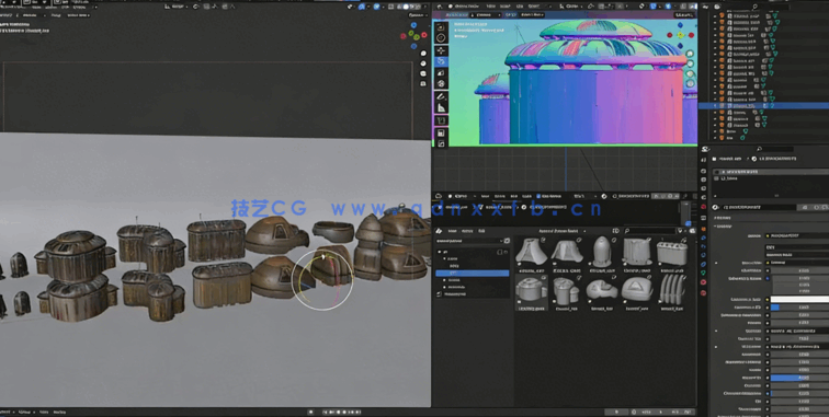  Zbrush概念艺术环境场景完整制作流程视频教程(图2)