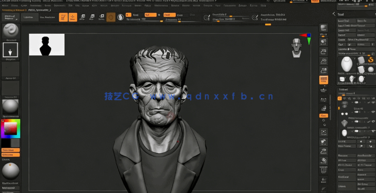 Zbrush科学怪人角色雕刻实例制作全流程视频教程(图2)