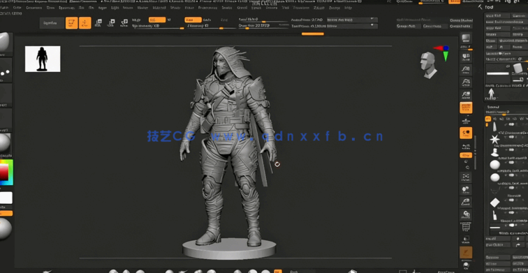 Zbrush 3D概念艺术角色完整制作流程视频教程(图2)