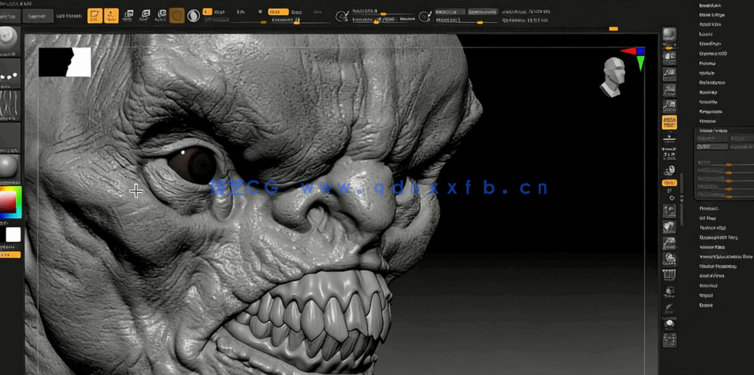 Zbrush 2024角色雕刻建模全面核心技术训练视频教程(图6)