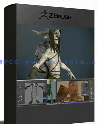 Zbrush游戏角色完整制作工作流程视频教程(图1)