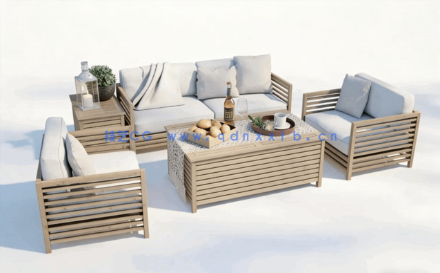 庭院桌子椅子架子3D模型 Evermotion – Archmodels Vol.220(图3)