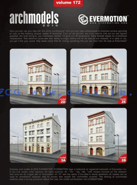 欧式建筑楼房3D模型 Evermotion – Archmodels Vol.172(图5)
